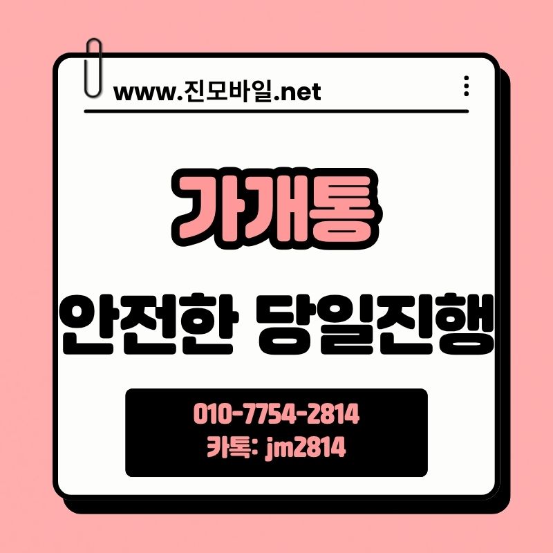 휴대폰미납대납가개통