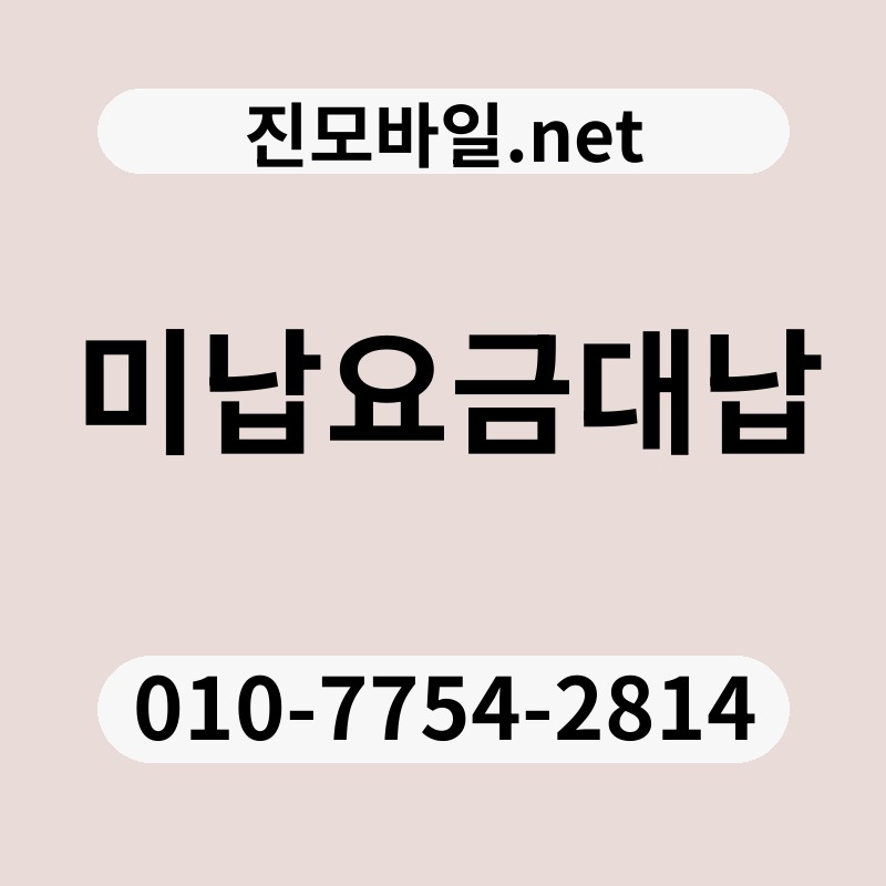 미납요금대납